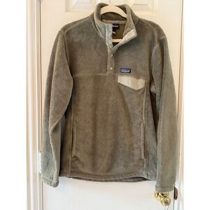 Patagonia Synchilla Snap-T‎ Fleece Pullover Men's Medium Green
